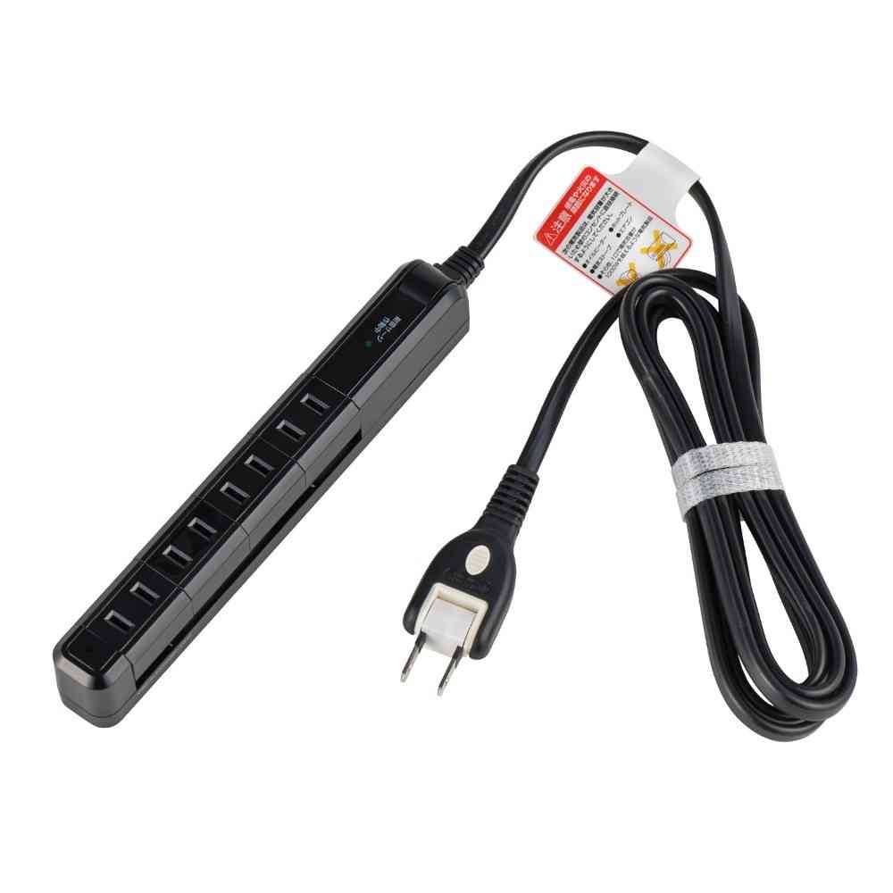 エルパ ELPA 耐雷4個口2mスリム回転タップ WBS-SL402SB(BK)