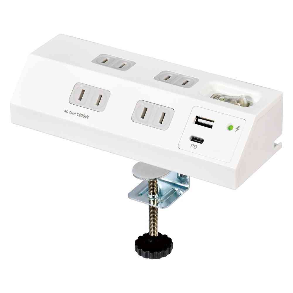 エルパ ELPA デスクUSBタップ PD20W WLS-DS4222SUC(W)