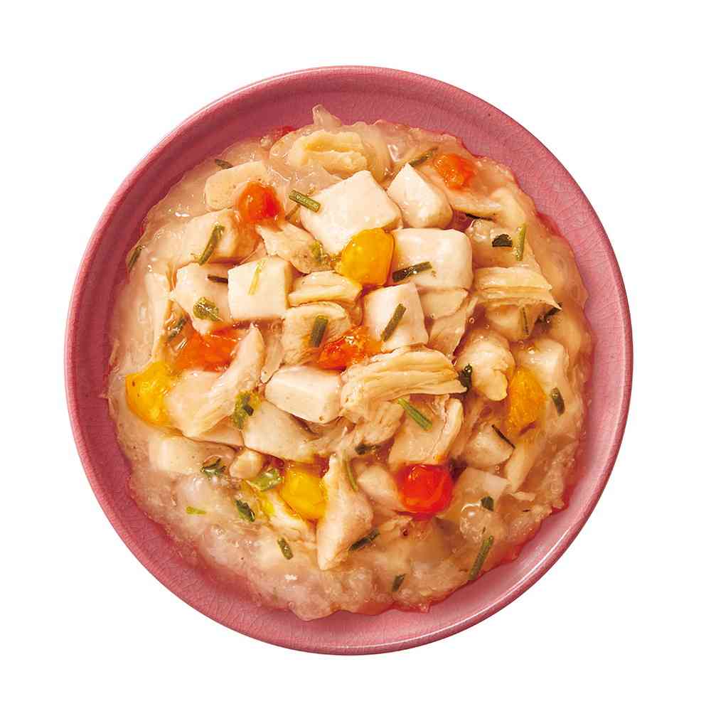 マースジャパンリミテッド シーザー 自然素材レシピ 平飼い鶏の蒸しささみ&農園野菜 60g×4袋