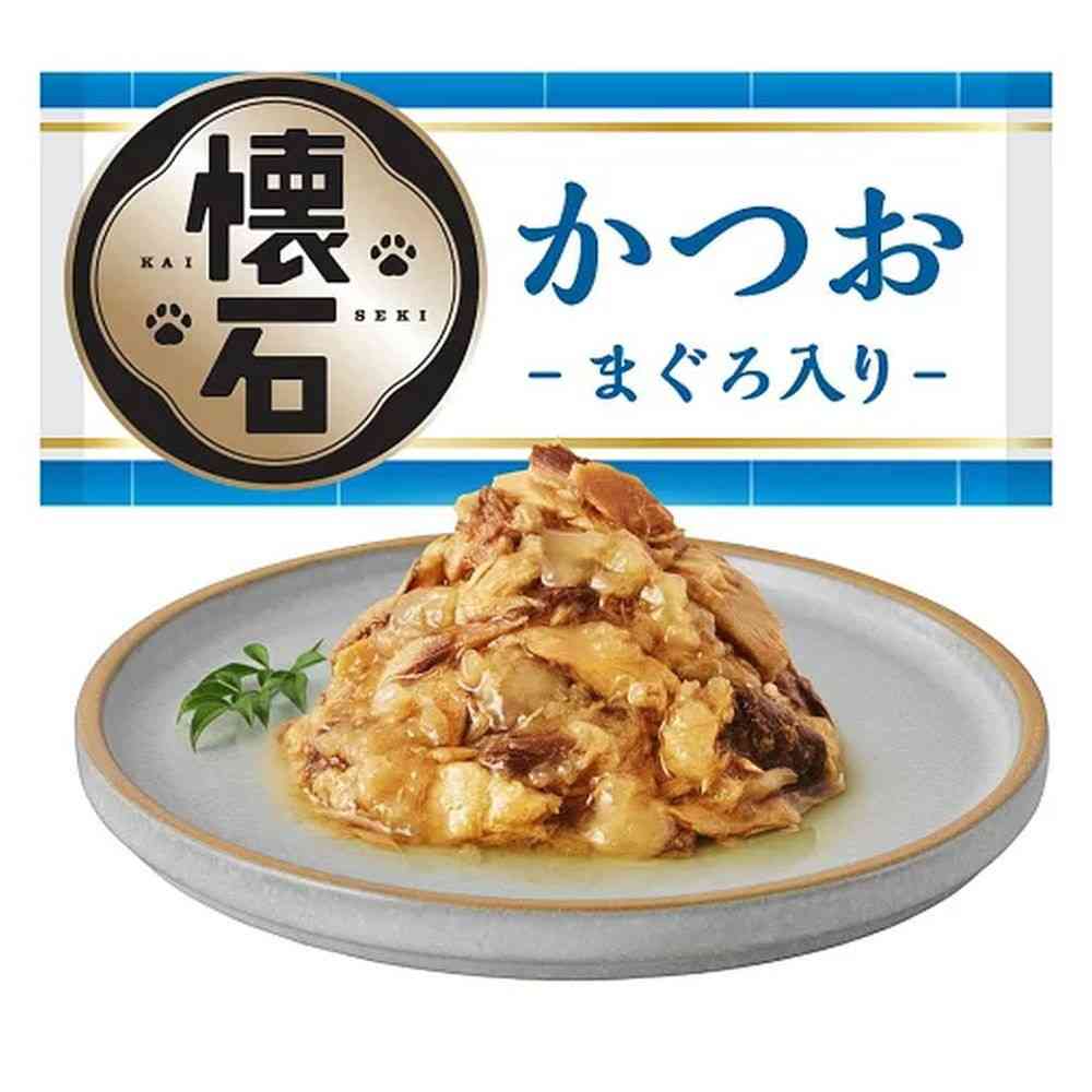 ペットライン 懐石 レトルト ジュレ かつお-まぐろ入り-40g