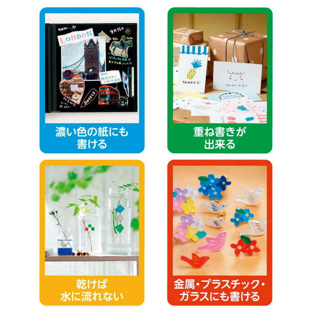 三菱鉛筆 ポスカ 細字 橙 1本 橙