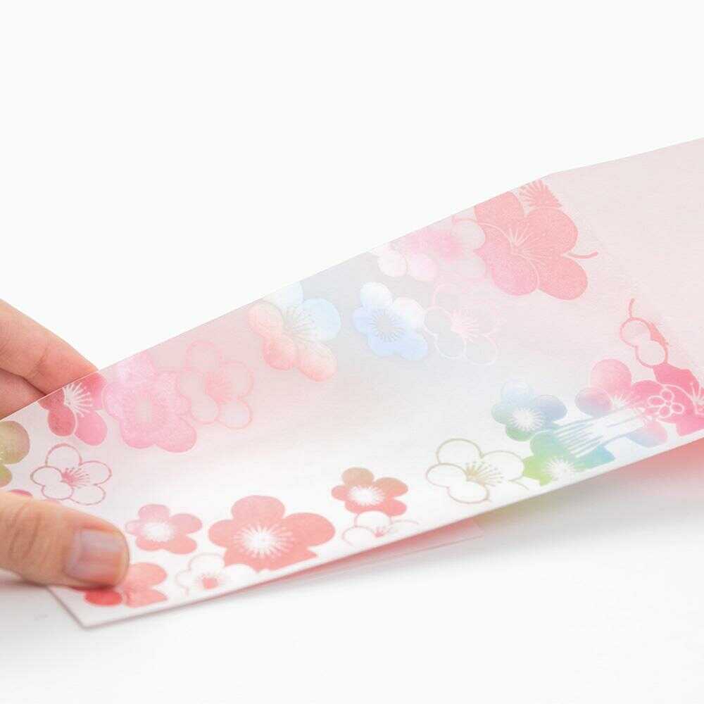 ミドリ 金封 結婚祝 華色透かし 梅柄 1枚入(中袋付)