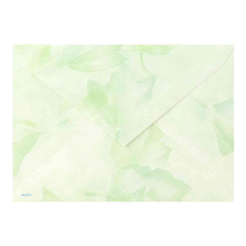 ミドリ レターセット100 森色ノキモチ 便箋/16枚入、封筒/8枚入、シール/1枚入