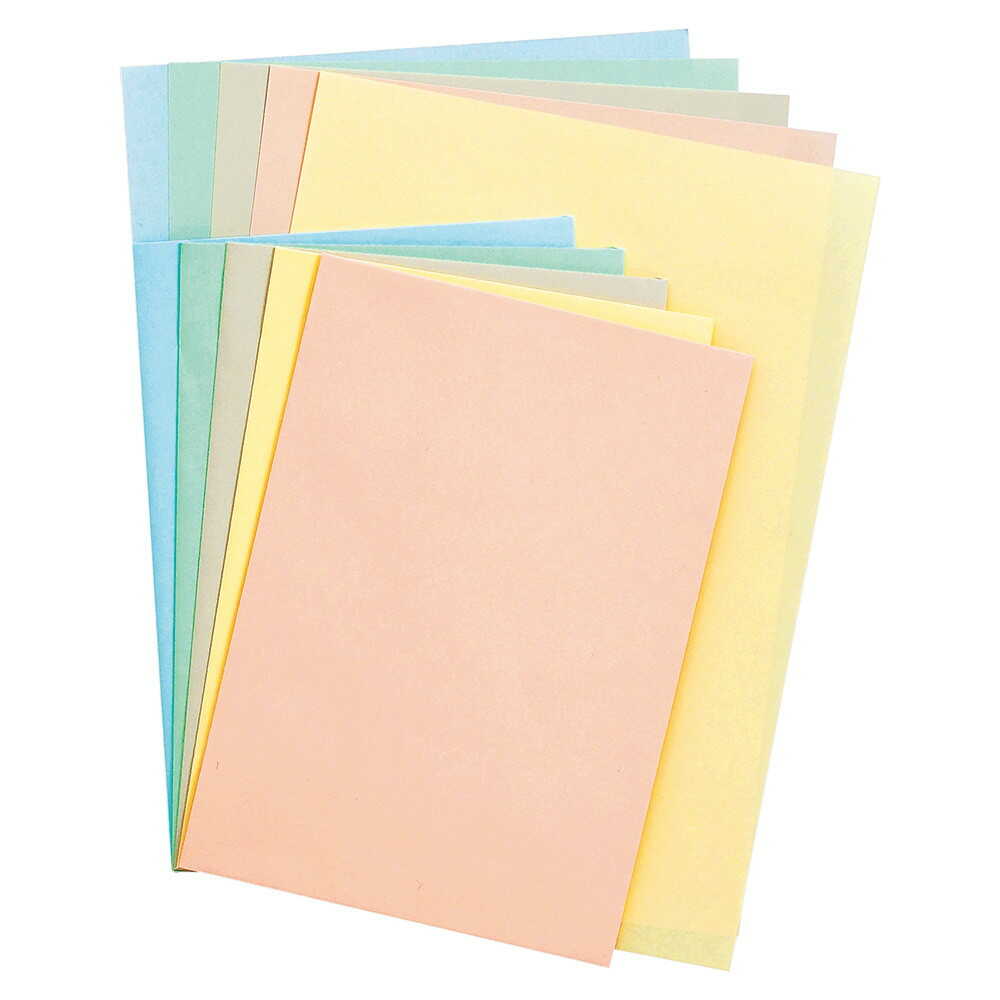 マルアイ レターセット ハーフトーンカラー 1セット（洋2封筒：5色×2枚