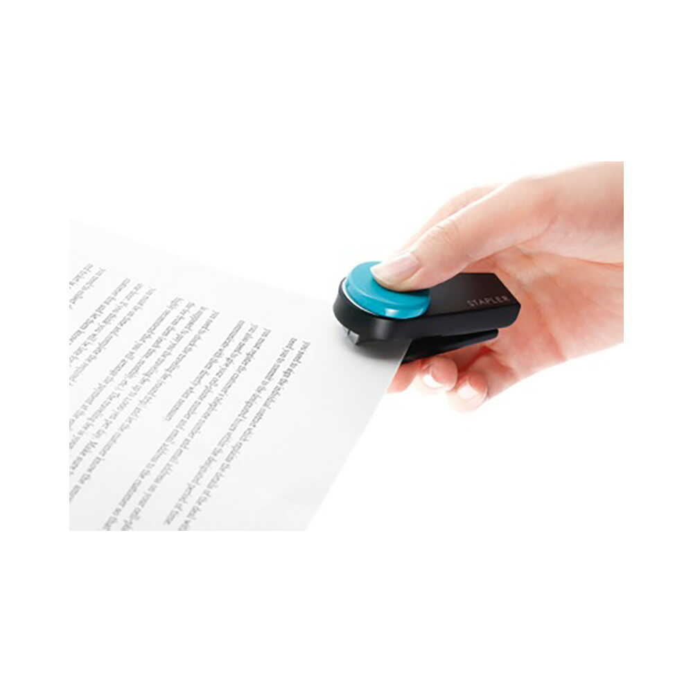 マックス ホッチキスカラーギミック HD-10XS/LB 1個入り ライトブルー