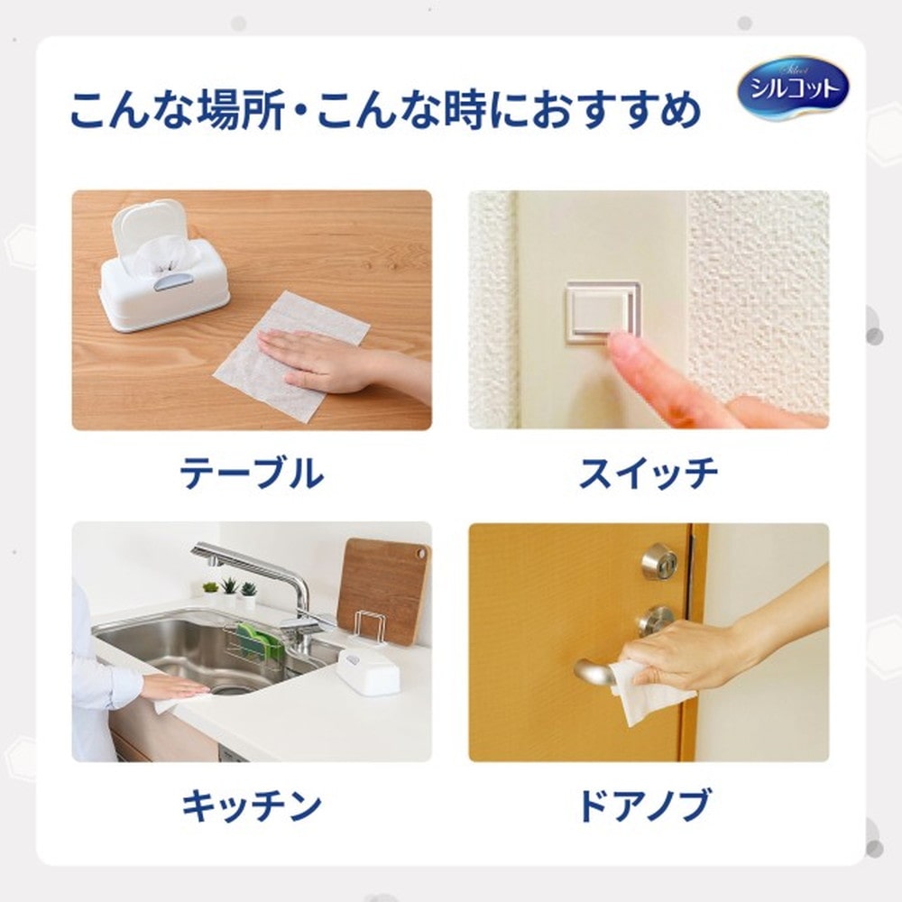 ユニ・チャーム シルコット 99.99%除菌ウェットティッシュ 本体 40枚