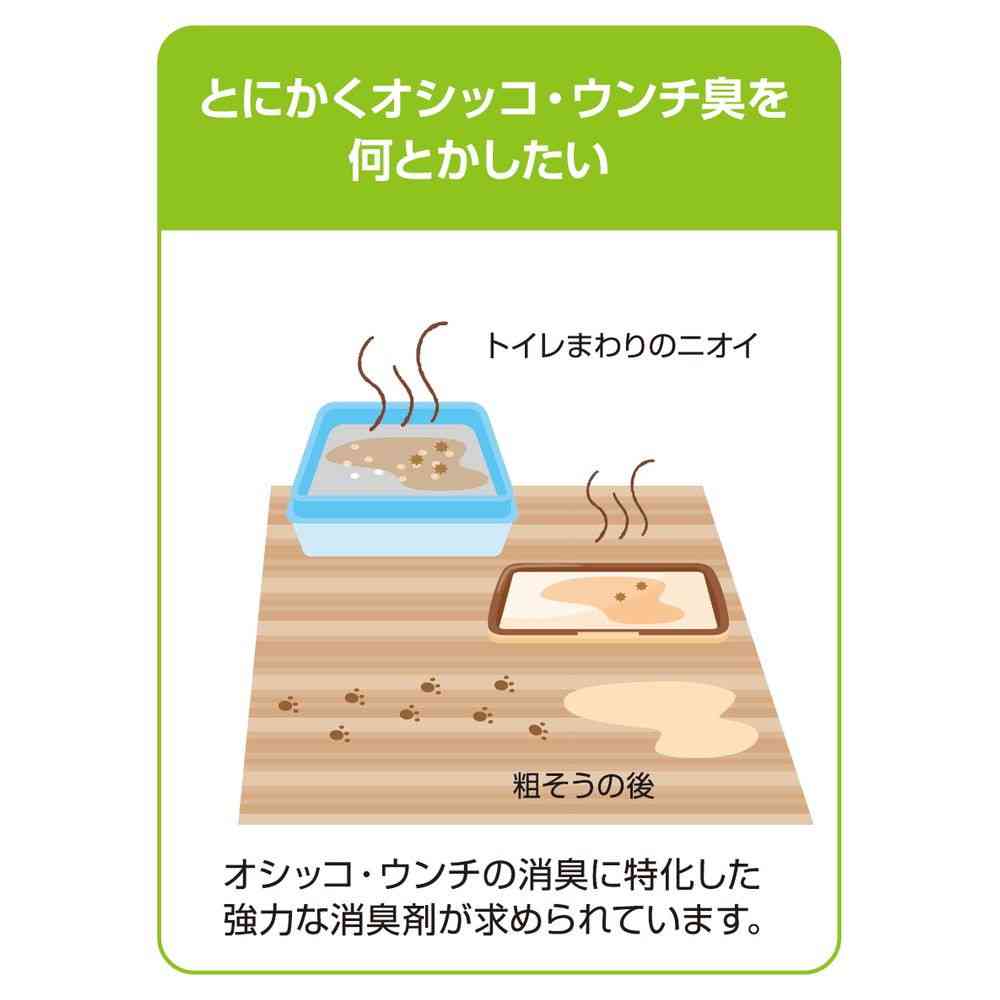 ライオンペット オシッコウンチ 消臭剤 猫用 詰め替え 特大 720ml