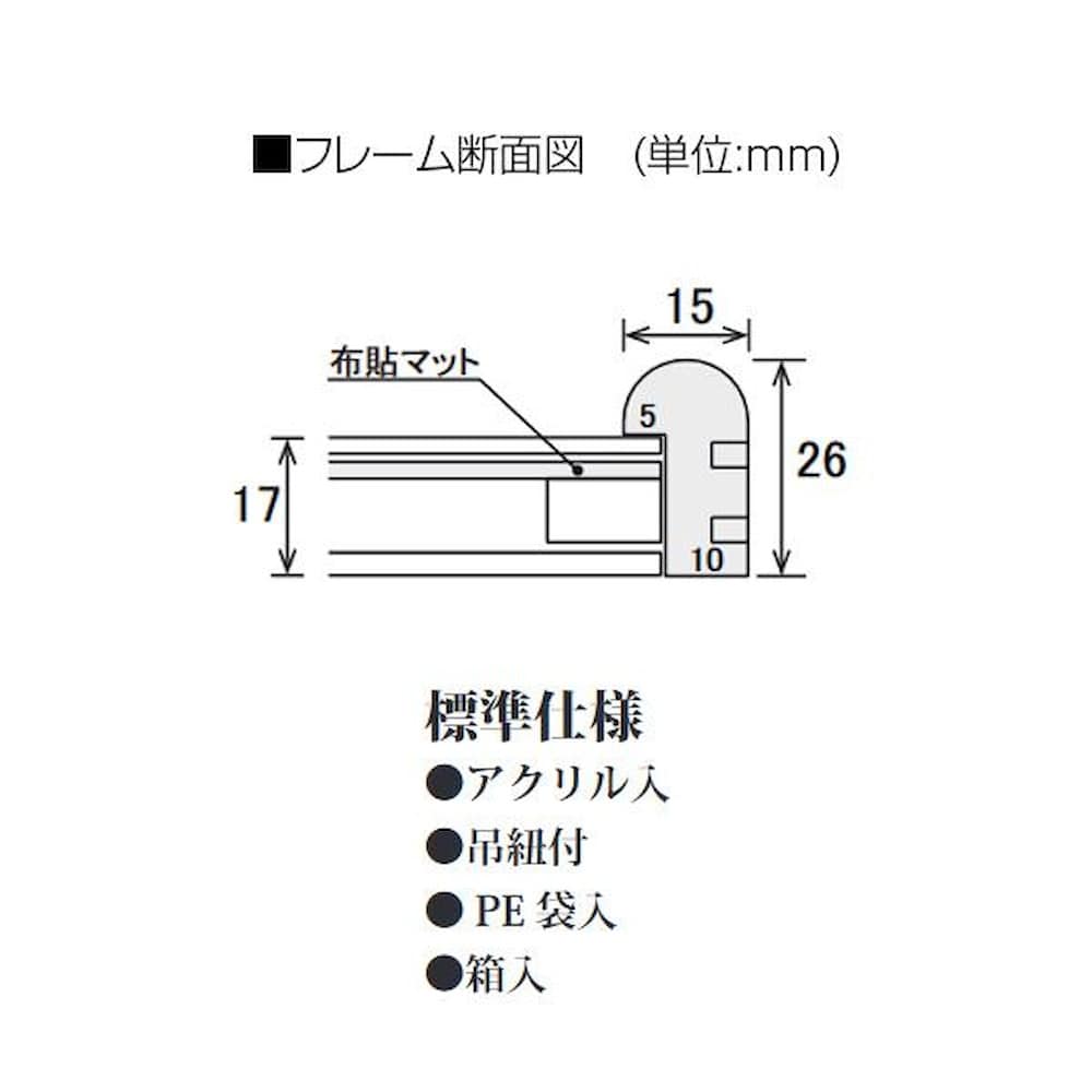 隅丸和額 旭 450×900 ブラウン 32F261A9880 【直送品】 返品・キャンセル・他商品と同時購入は不可