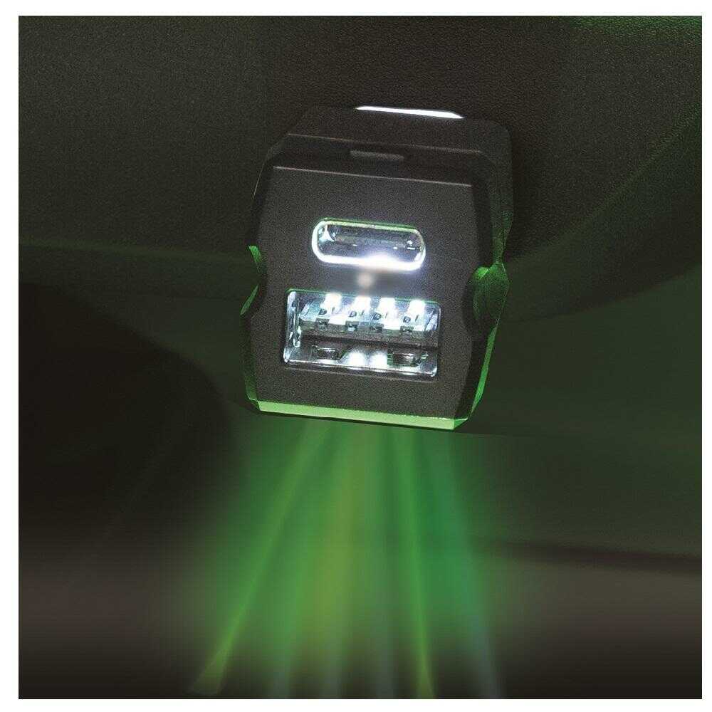 セイワ レインボーイルミ 2USBコネクタ CtoC+A F351