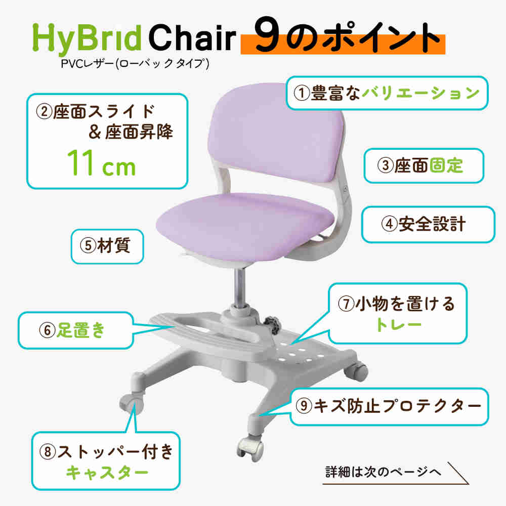 ハイブリッドチェア ネイビー 安定性 キャスター付き PVC メーカー直送 ▼返品・キャンセル不可【他商品との同時購入不可】