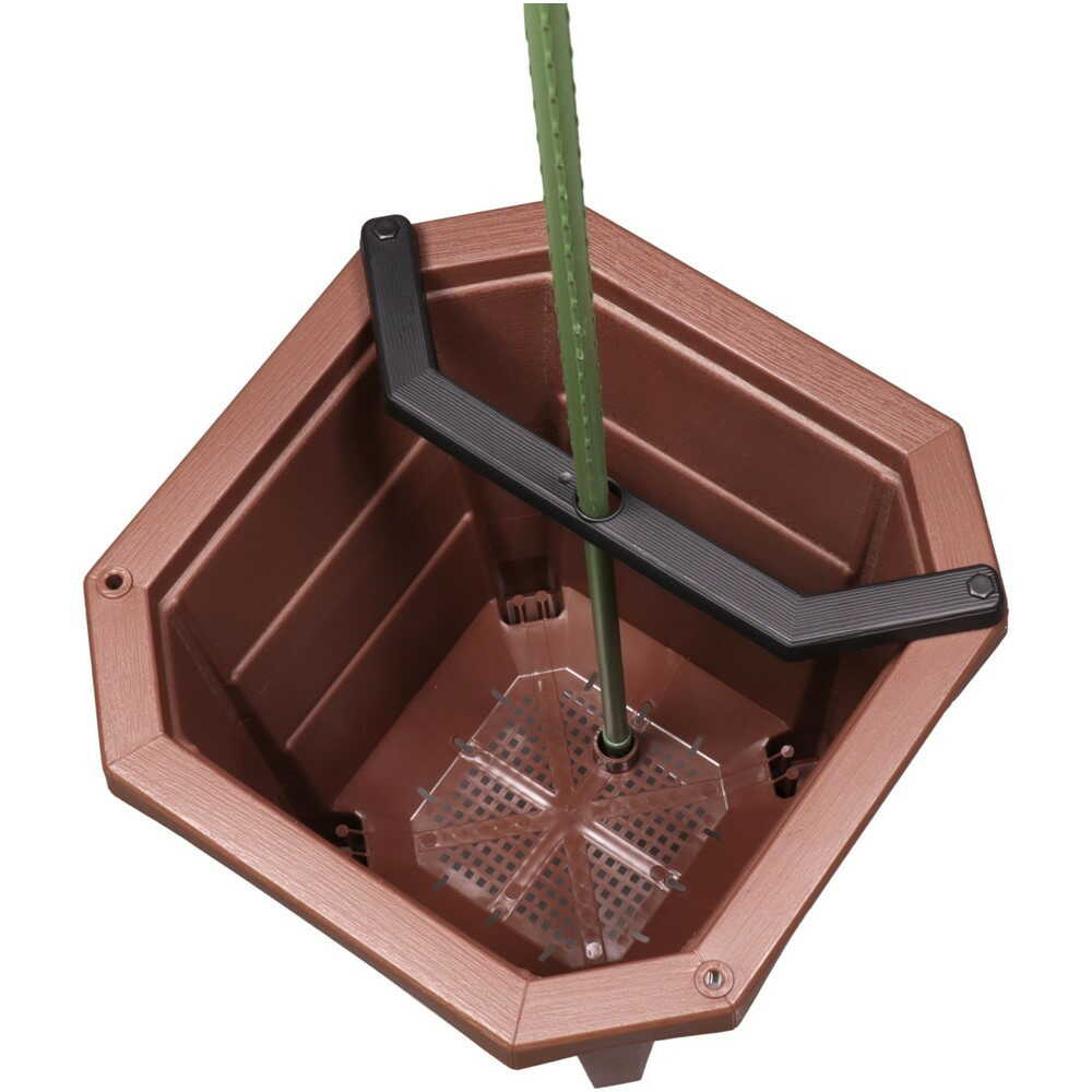 アップルウェアー 花と野菜のプランター 300型 ブラウン ブラウン