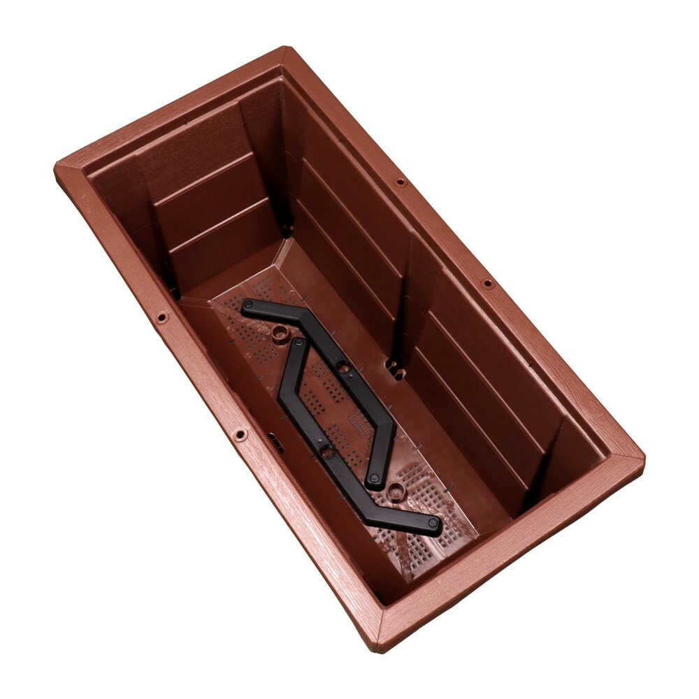 アップルウェアー 花と野菜のプランター 600型 ブラウン ブラウン