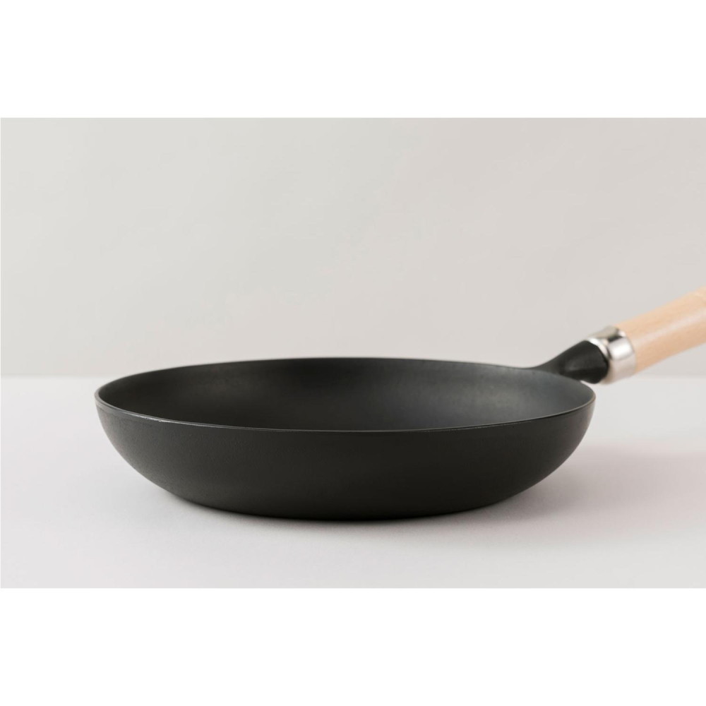 南部鉄器 オムレツパン24(木柄付) 24006 メーカー直送 ▼返品・キャンセル不可【他商品との同時購入不可】