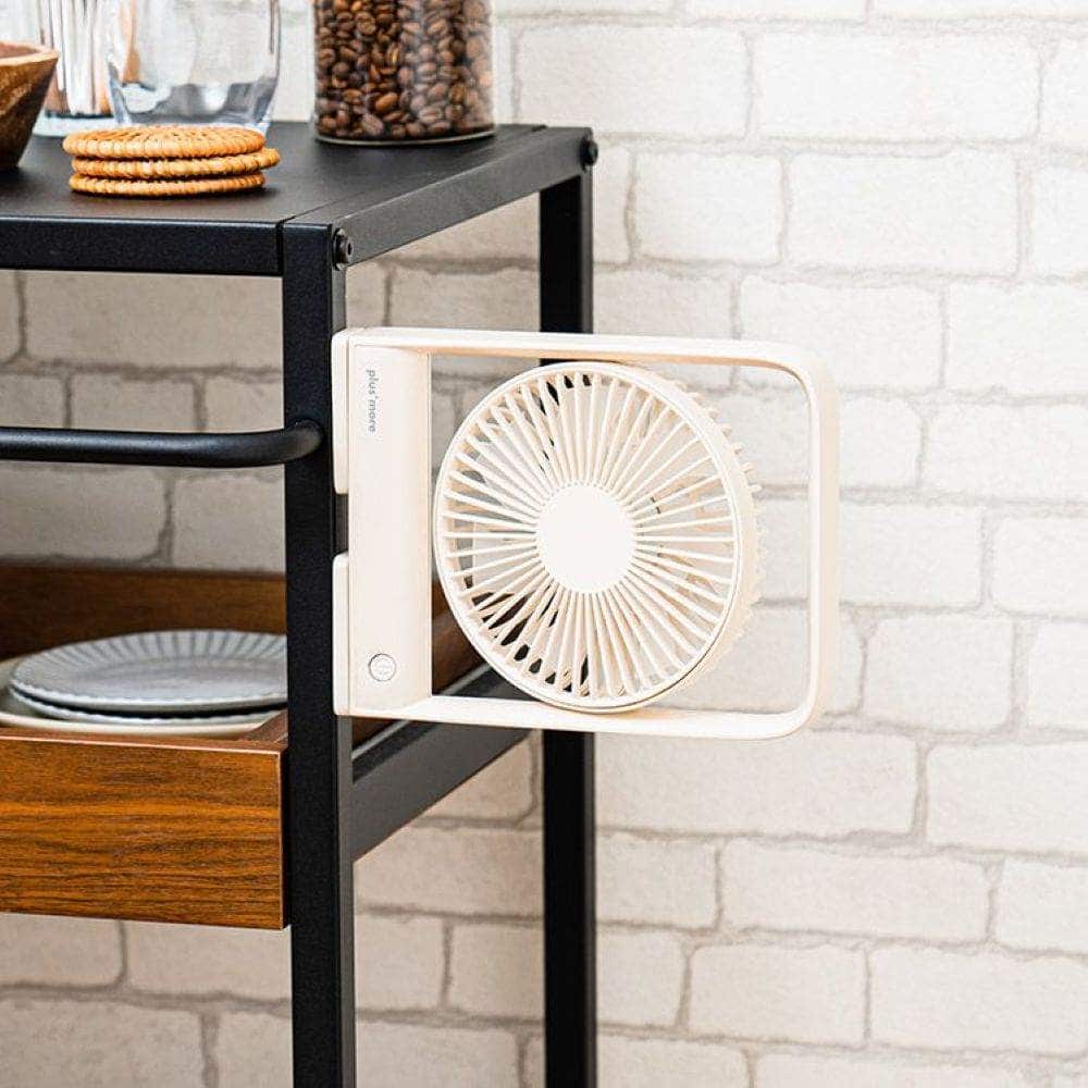 スリムデスクファンマグネット付 オフホワイト PBAF002-OW メーカー直送▼返品・キャンセル不可【他商品との同時購入不可】
