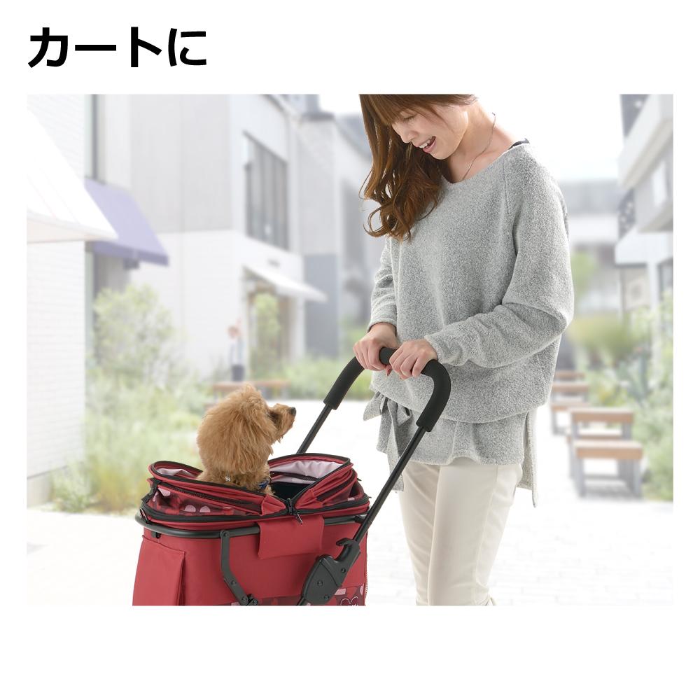 ペットカート ミニモ グレー メーカー直送▼返品・キャンセル不可【他商品との同時購入不可】