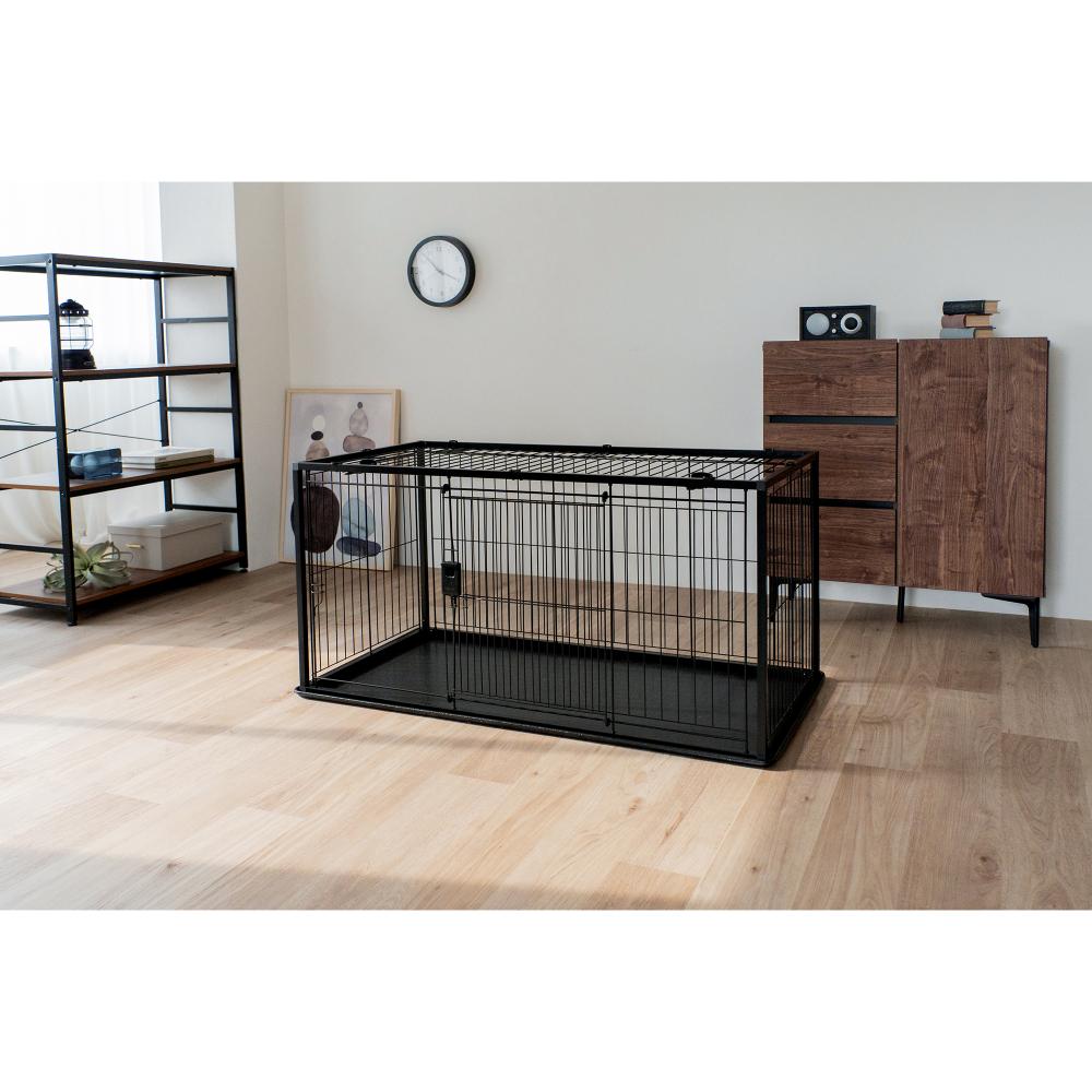 インテリアペットサークル 120-60屋根面BK メーカー直送 ▼返品・キャンセル不可【他商品との同時購入不可】