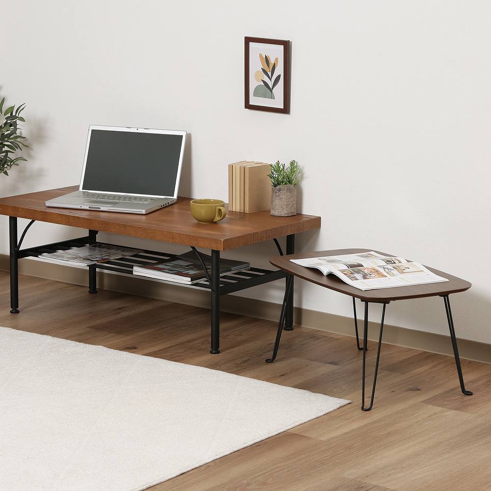 折れ脚ローテーブル トロン 6040 92245 メーカー直送 ▼返品・キャンセル不可【他商品との同時購入不可】