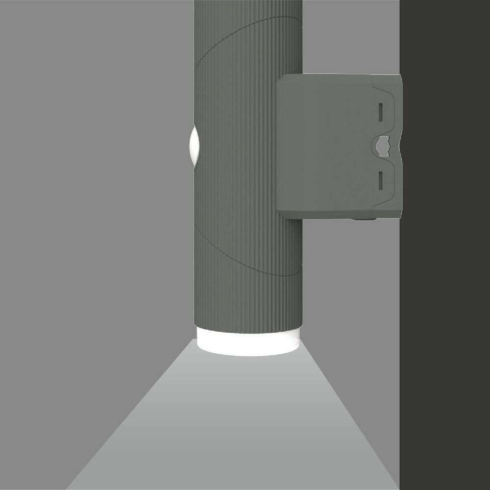 ムサシ 4.5W×2灯 LED乾電池シンプルスタイルセンサーライト LED-CY260