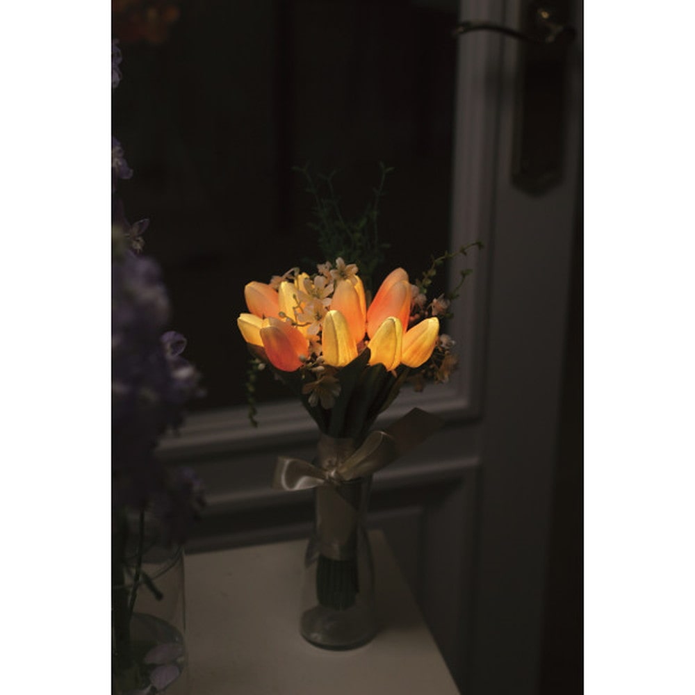 ロマンティックブーケLEDチューリップ メーカー直送 ▼返品・キャンセル不可【他商品との同時購入不可】