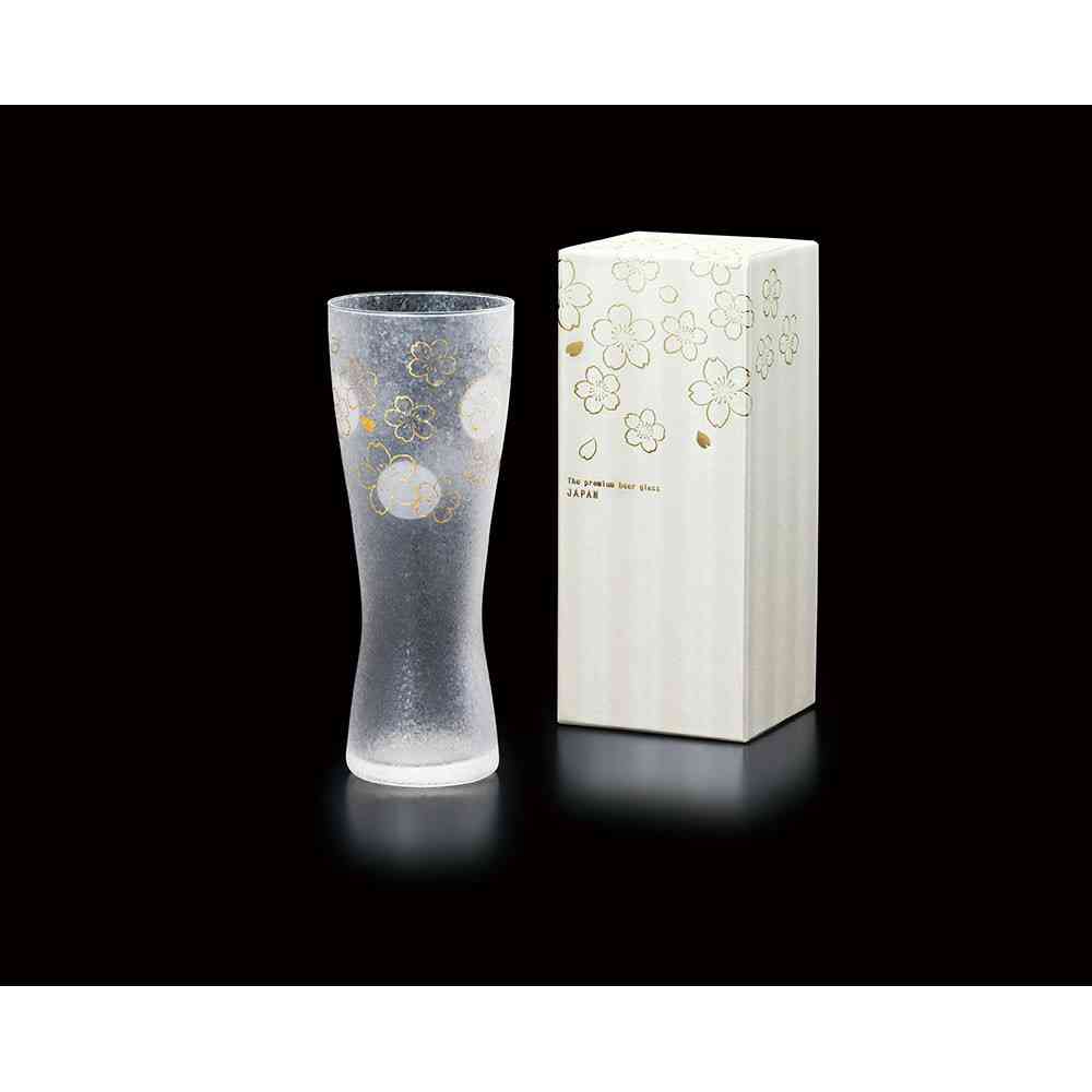 アデリア 泡づくりプレミアムビアグラス桜 L