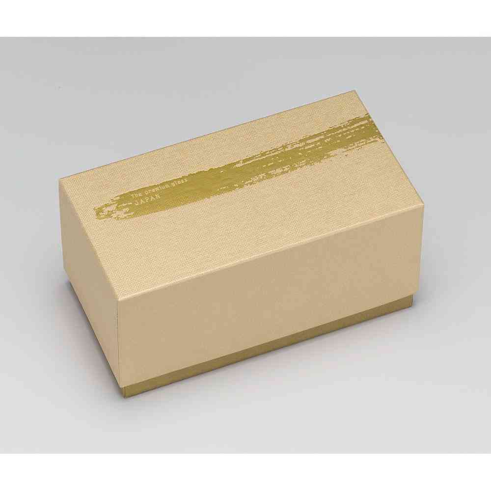 アデリア プレミアムニッポンテイスト 金一文字 ロックグラスペアセット 335ml×2個