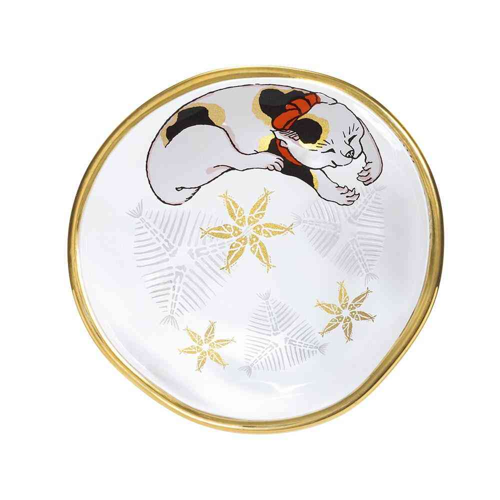 アデリア プレミアムニッポンテイスト 盃&豆皿セット ミケ 90ml盃1個×豆皿1枚