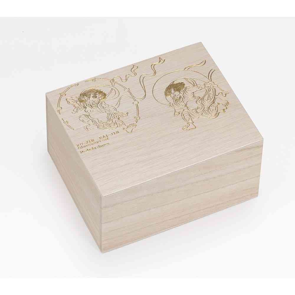 アデリア プレミアムニッポンテイスト 風神雷神酒器セット 片口280ml×1個、盃90ml×2個