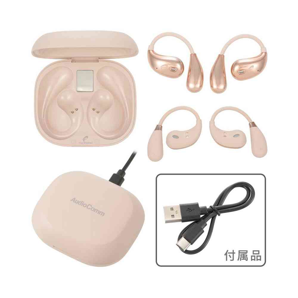 オーム電機 OWSホン イヤーフック ベージュ