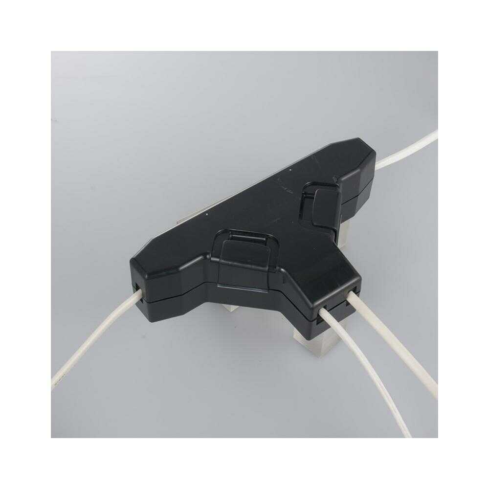 オーム電機 コンセントボックス ブラック