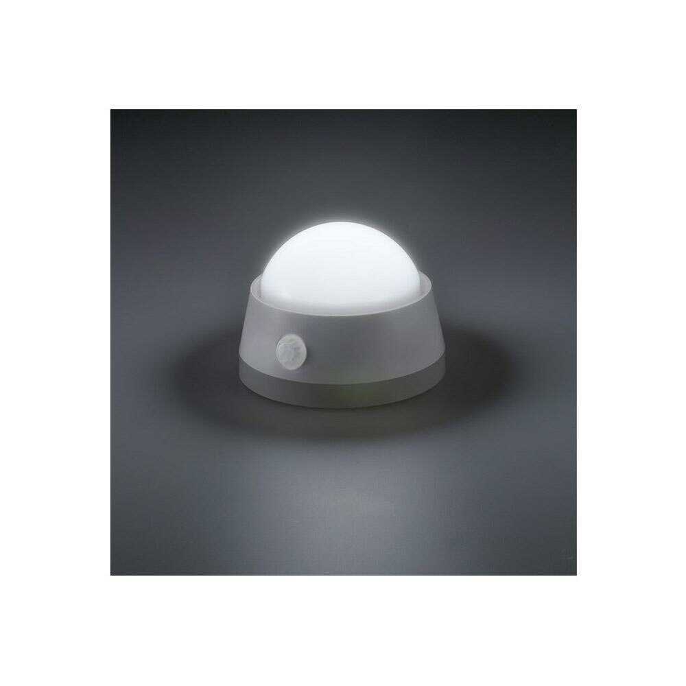 オーム電機 LEDセンサーライト 明暗+人感センサー付 ホワイト