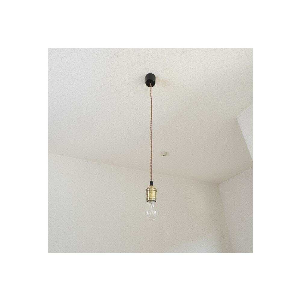 オーム電機 ペンダントソケットライト タイプB 真鍮TypeB