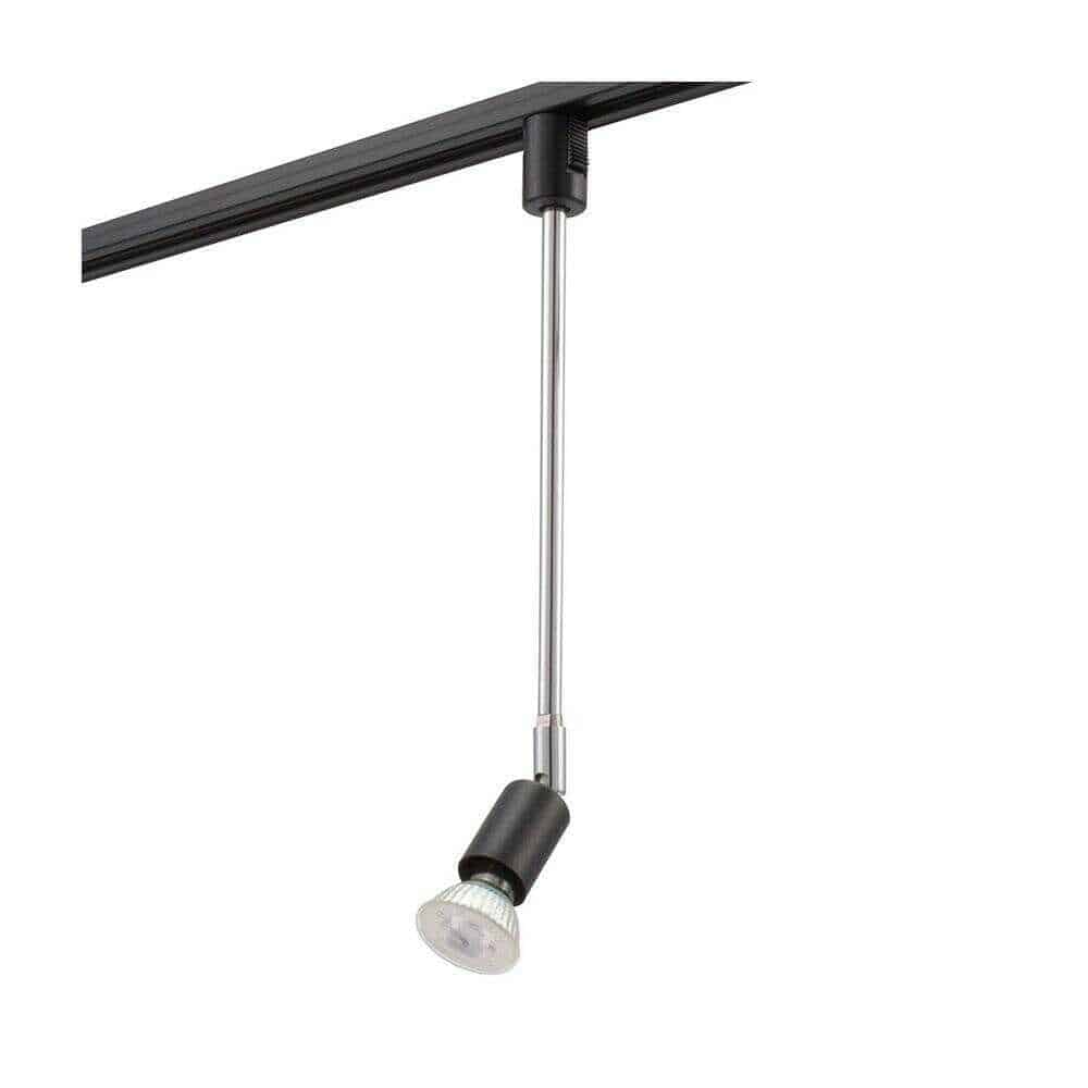 オーム電機 レールライト ライティングダクト用 E11口金 L ブラック