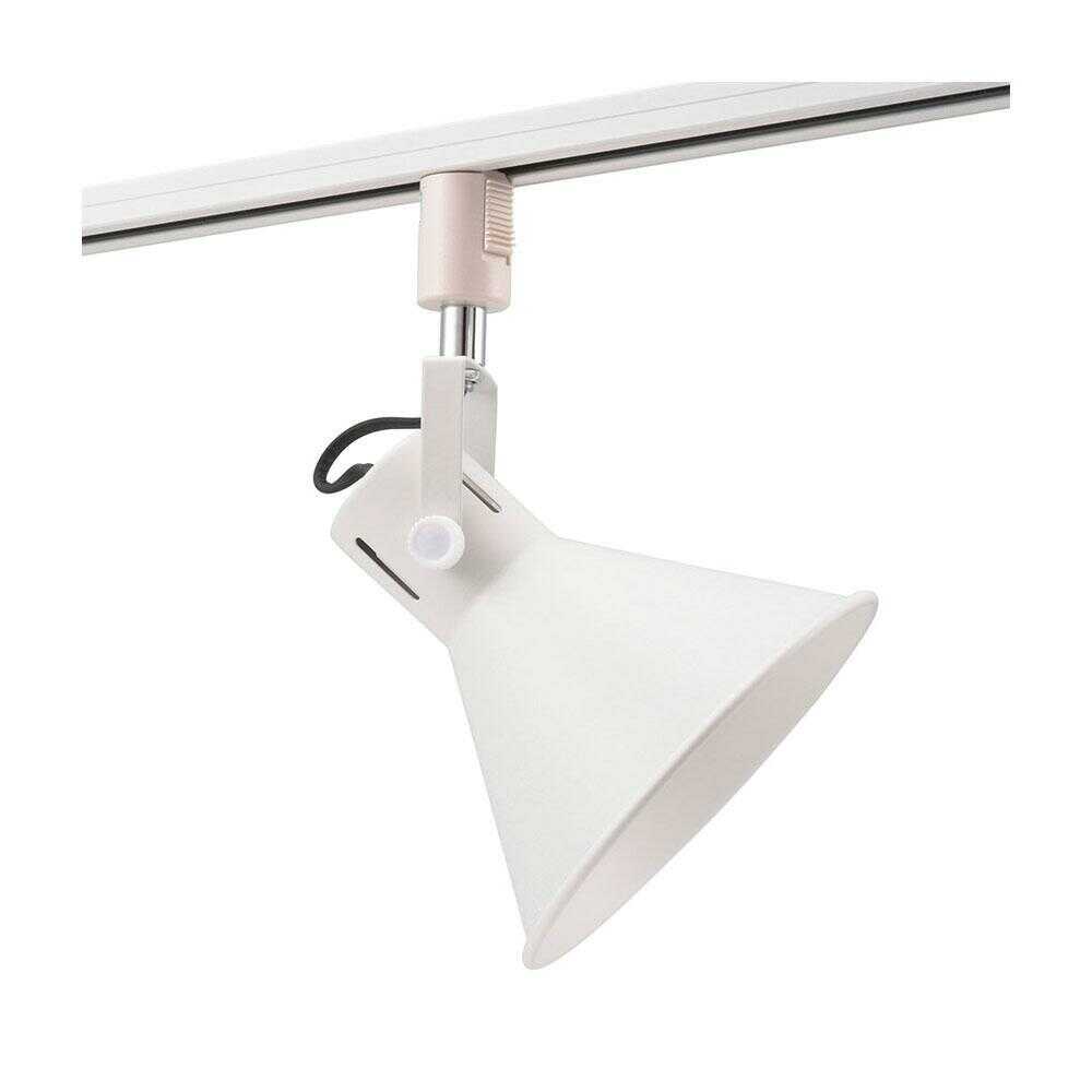 オーム電機 レールライト ライティングダクト用 E26口金 ホワイト