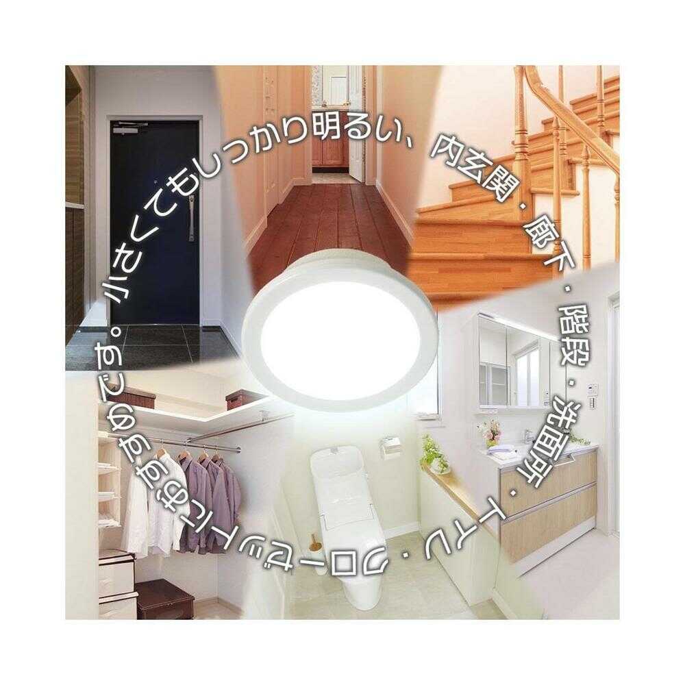 オーム電機 LEDミニシーリングライト 40形 昼光色 ホワイト