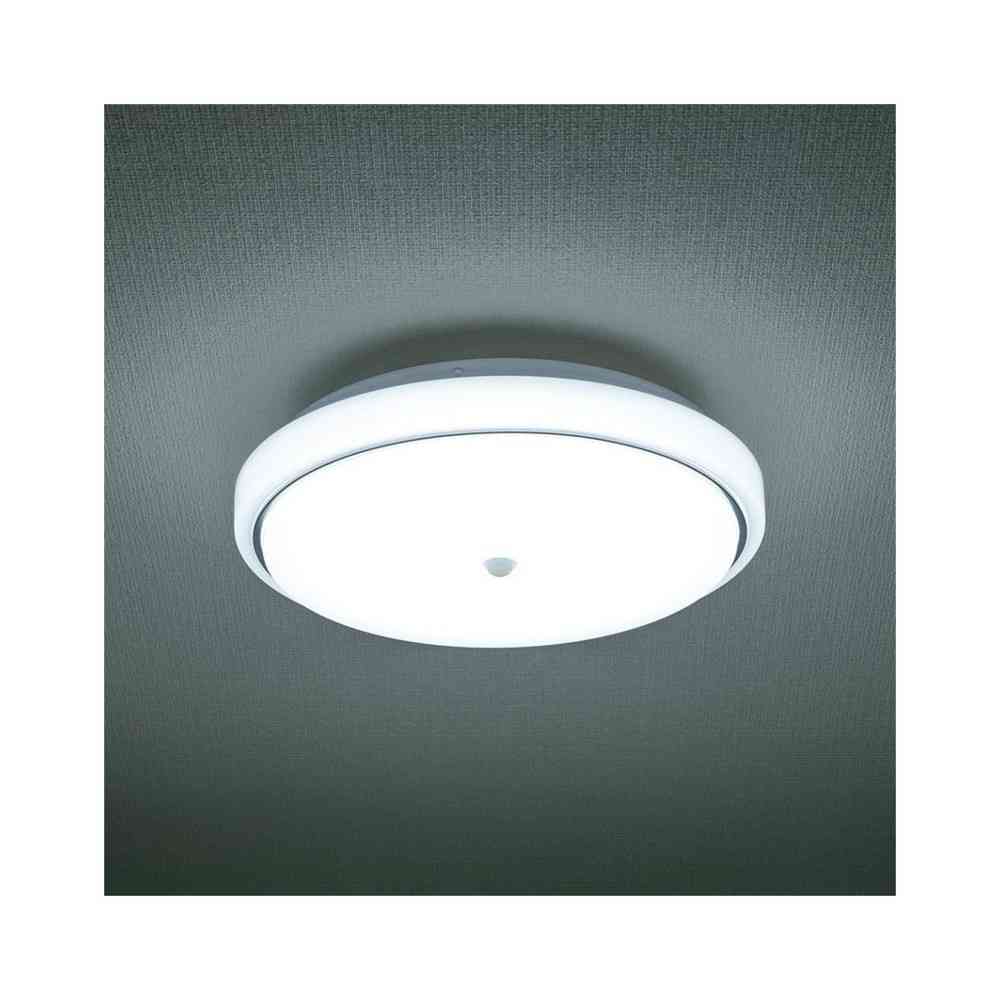 オーム電機 センサー付 LED内玄関灯 昼光色 昼光色