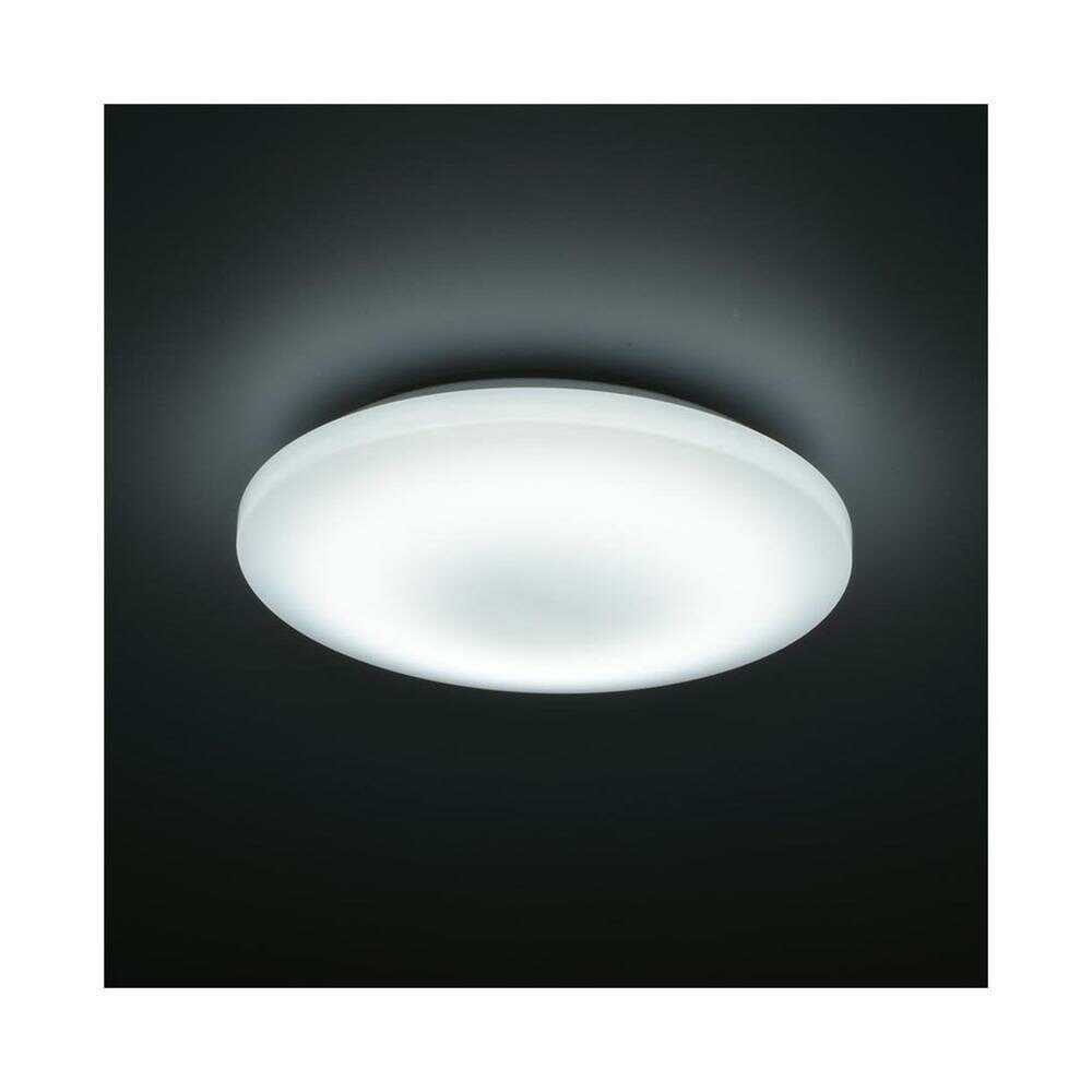 オーム電機 LEDシーリングライト調光12畳用リモコン付昼光色 ホワイト