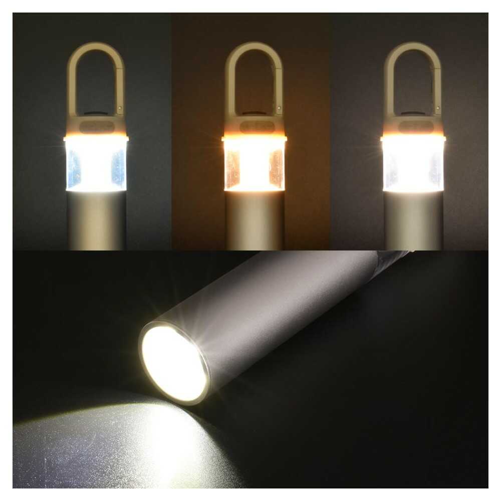 オーム電機 アルミランタンライト シルバー