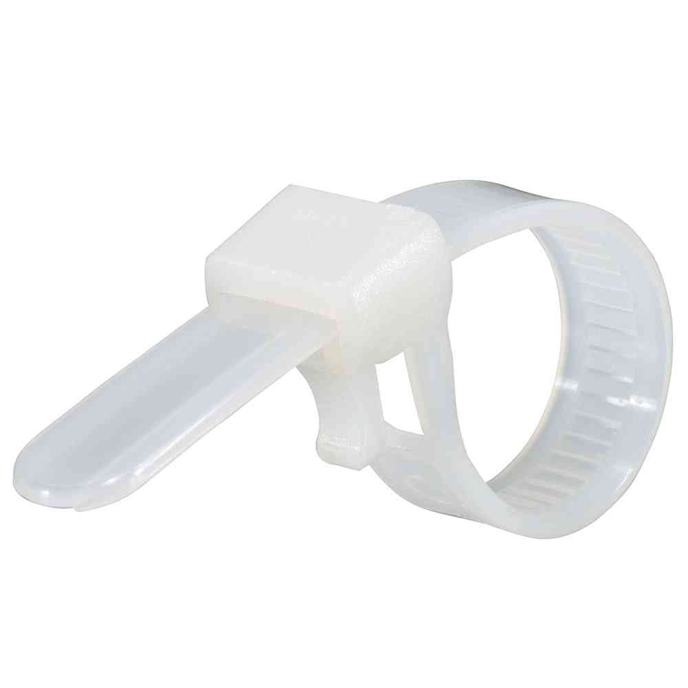 オーム電機 リピートタイ 屋内用 100mm 白 09-1251 30本入 白