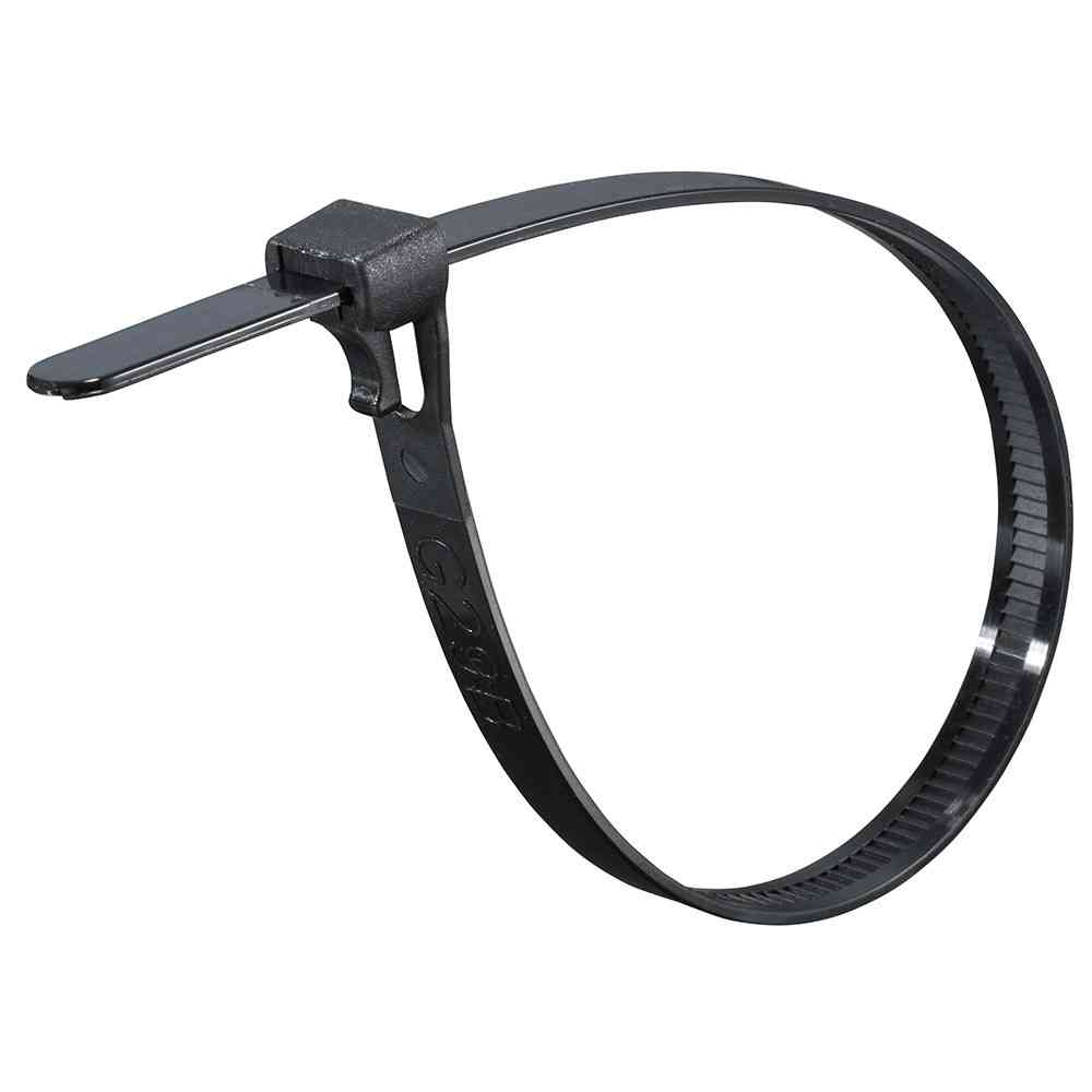 オーム電機 リピートタイ 耐候性 250mm RPT-250W30BK ブラック