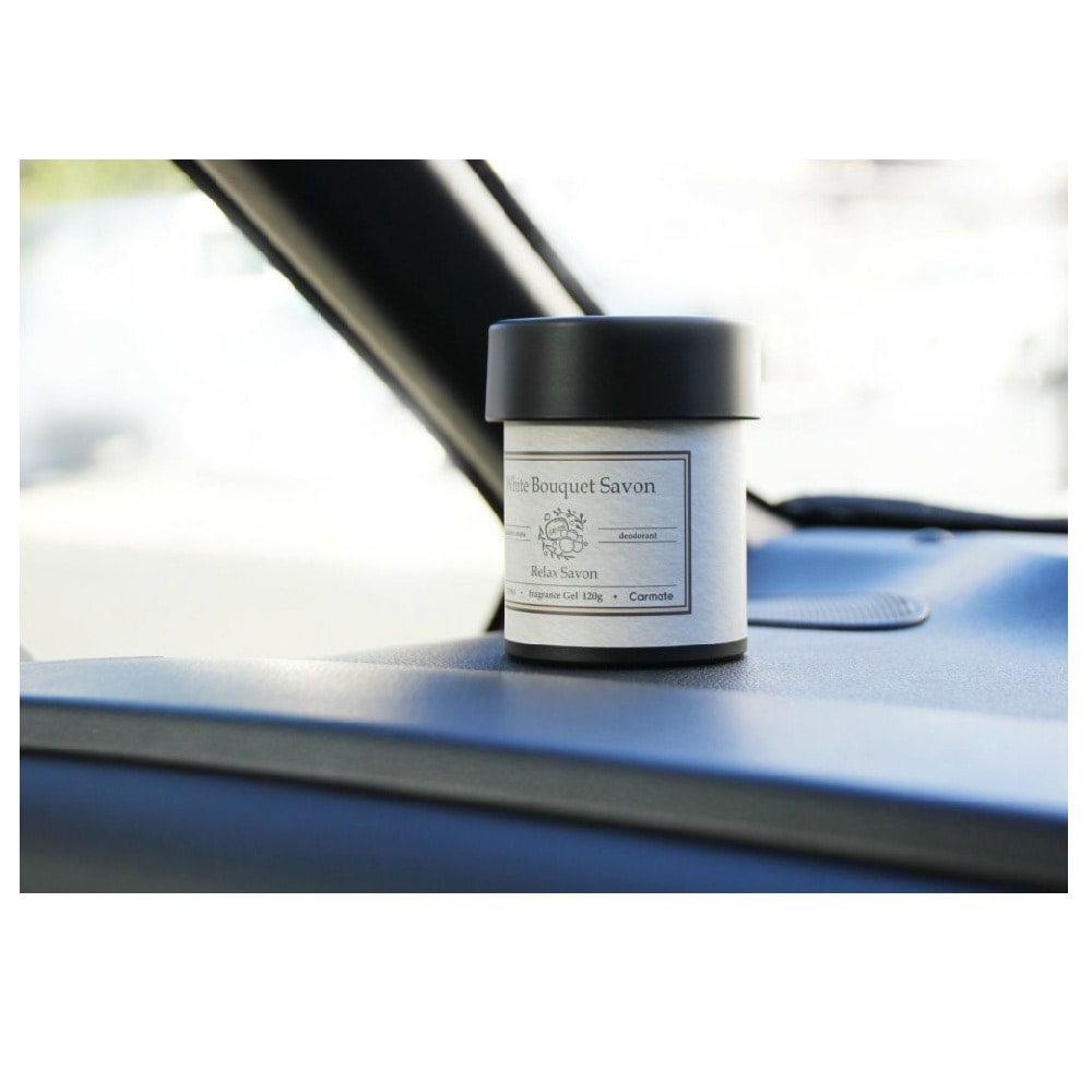 カーメイト リラックスサボン ゲル ホワイトブーケ G1963 120g