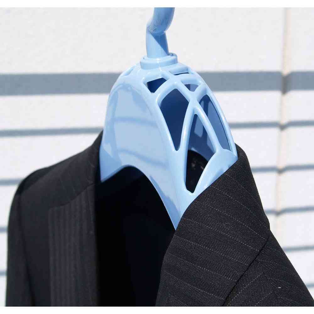 シンコハンガー F-Fit ウォッシャブルスーツ用ハンガー スカイブルー スカイブルー