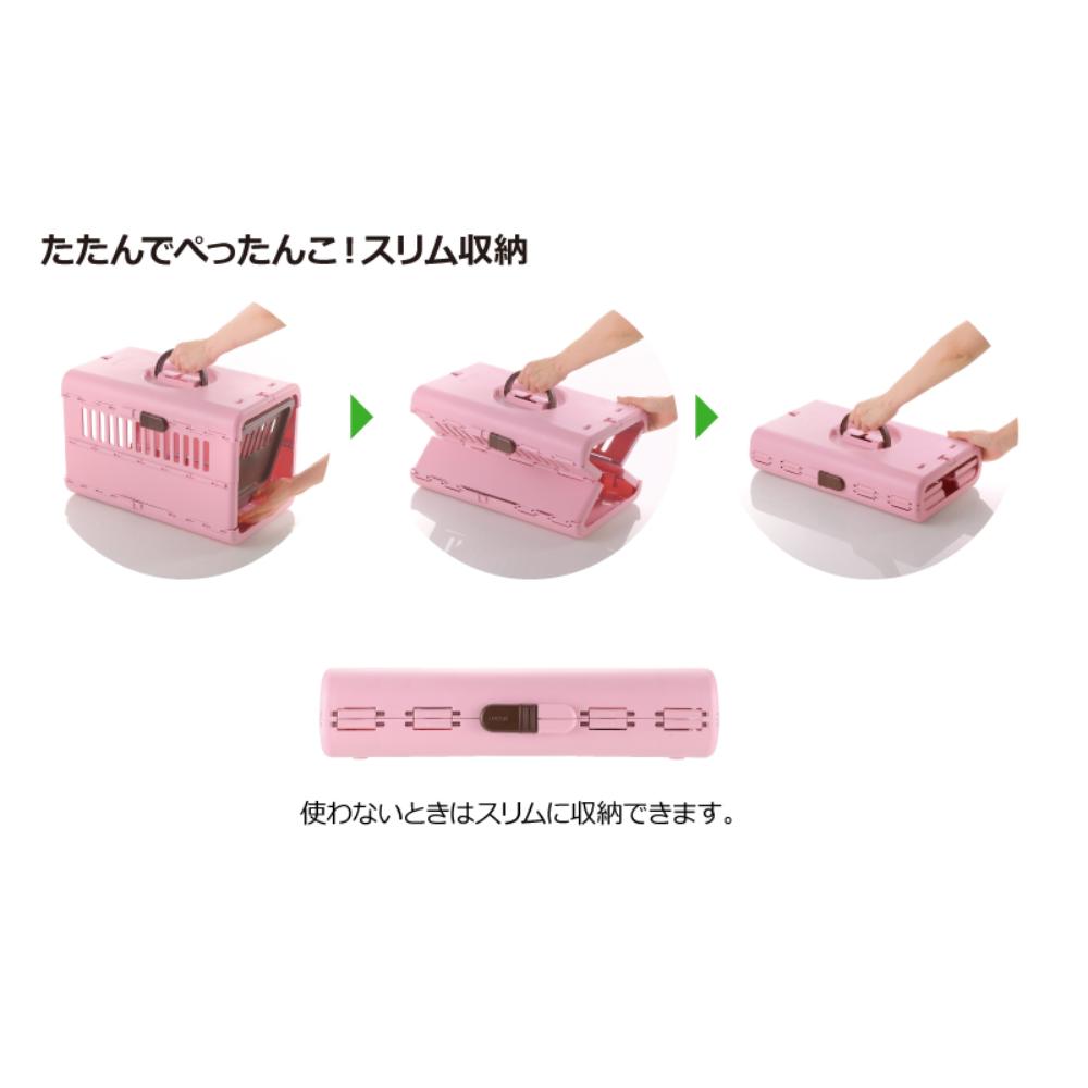 キャンピングキャリー 折りたたみ L ダークブラウン メーカー直送▼返品・キャンセル不可【他商品との同時購入不可】