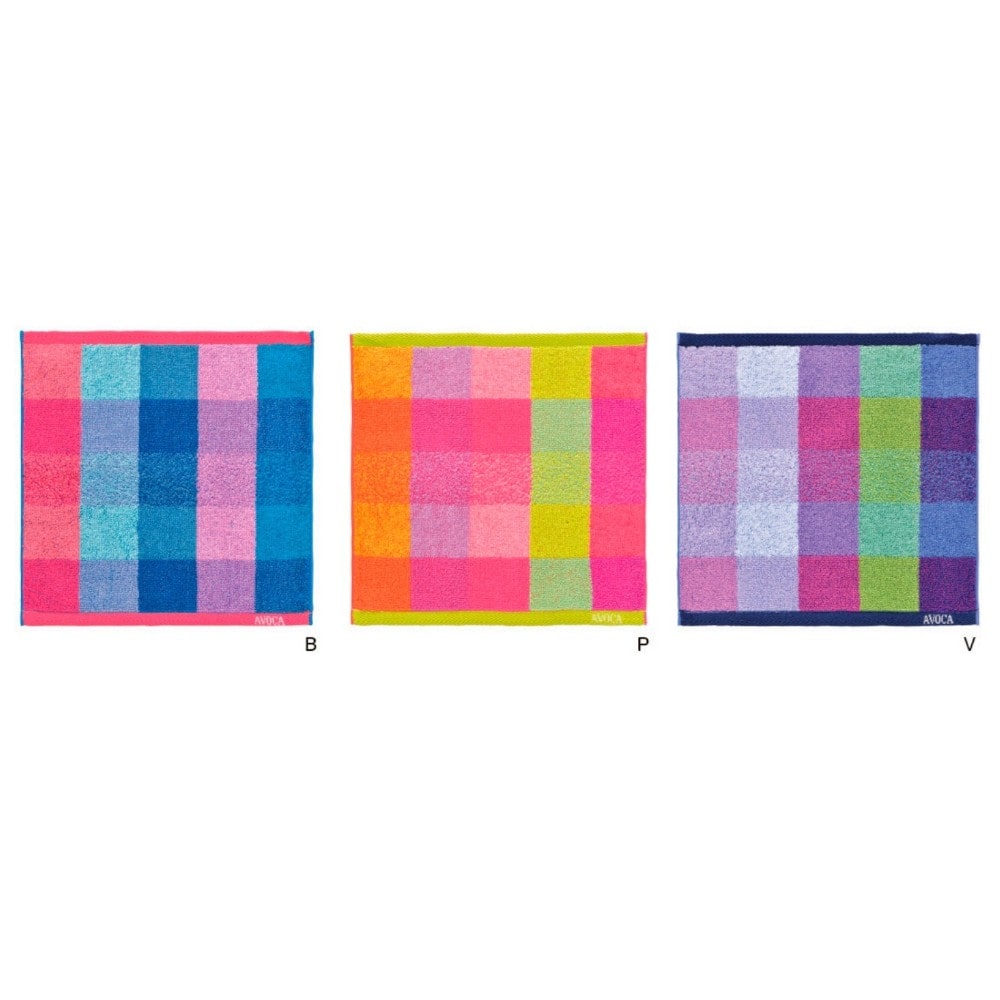 日繊商工 AVOCA スロウ2 タオルチーフ バイオレット 1枚