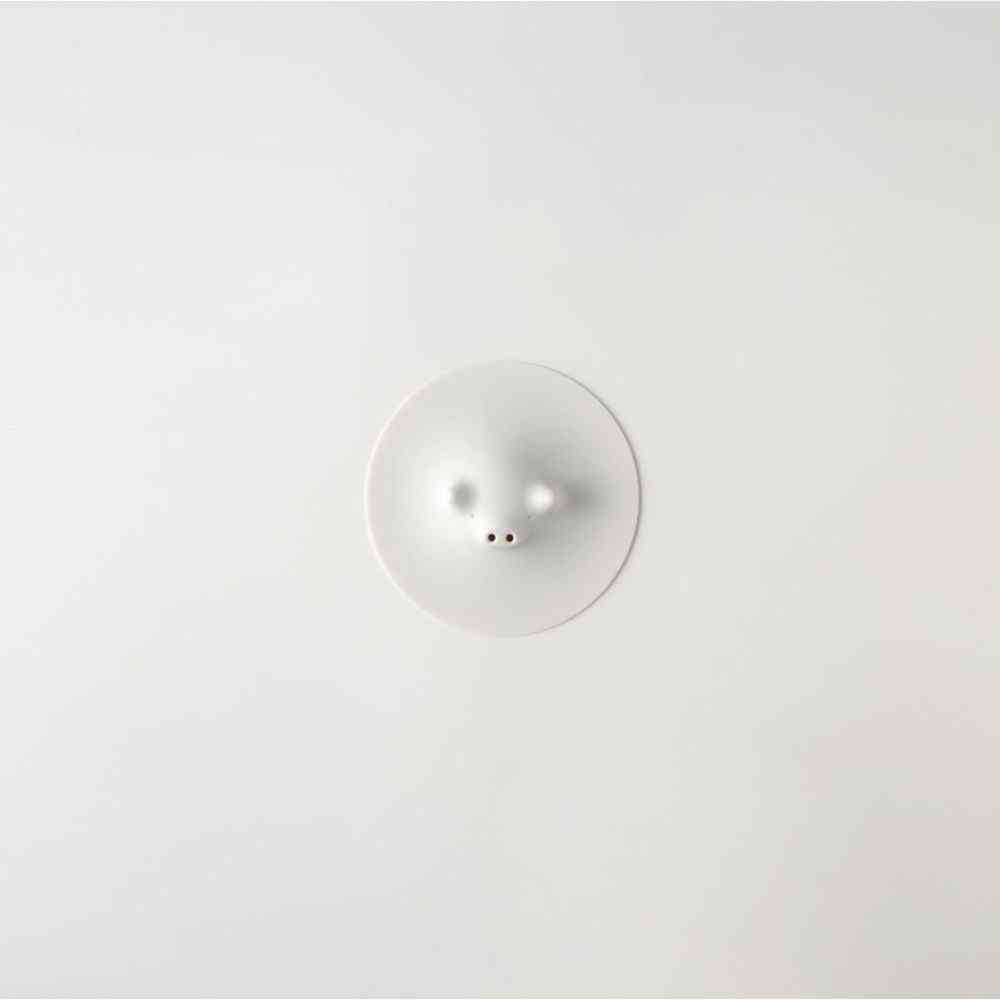 マーナ コブタの落としぶた13.5cm ホワイト K091 ホワイト