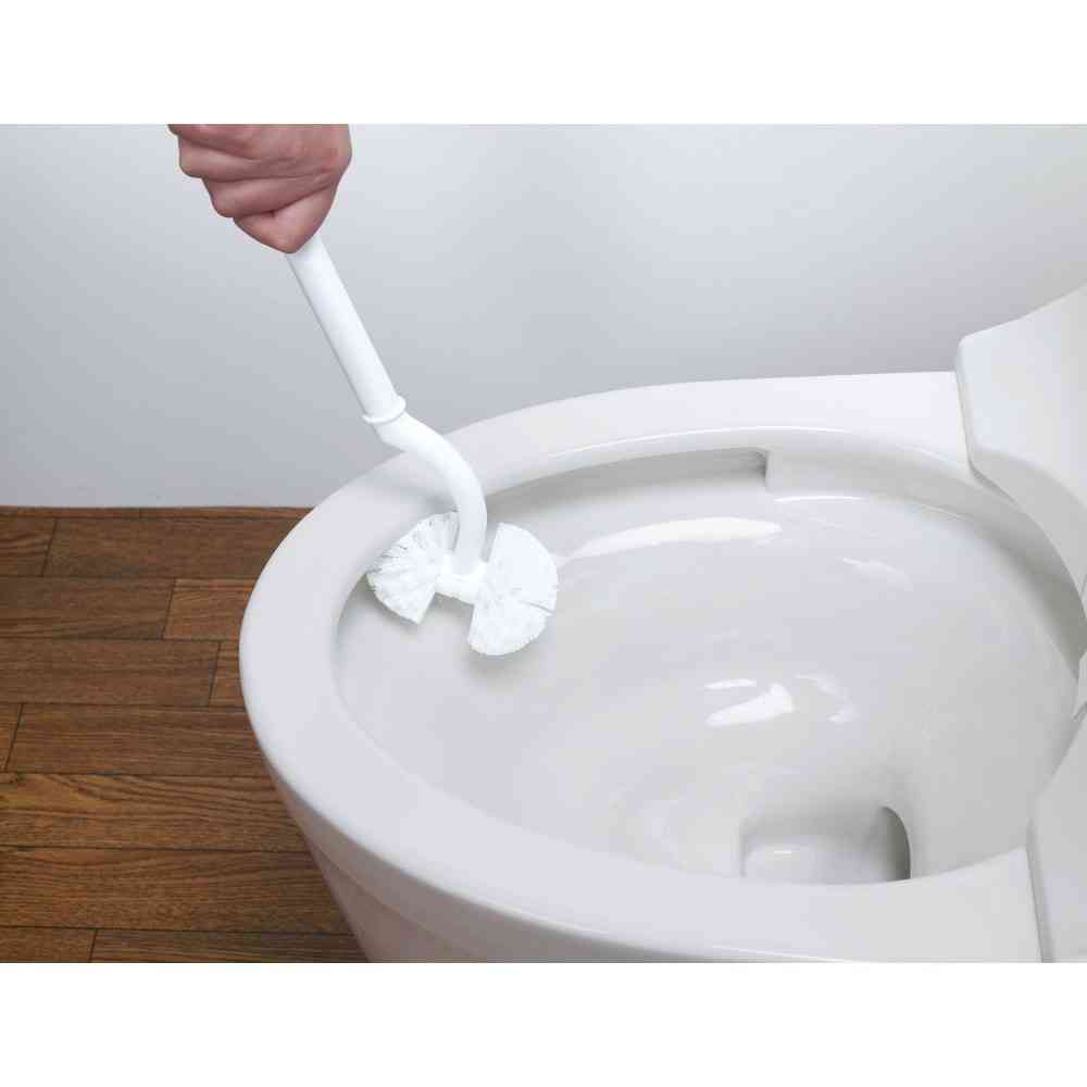 マーナ 2in1 SLIMトイレブラシ ホワイト