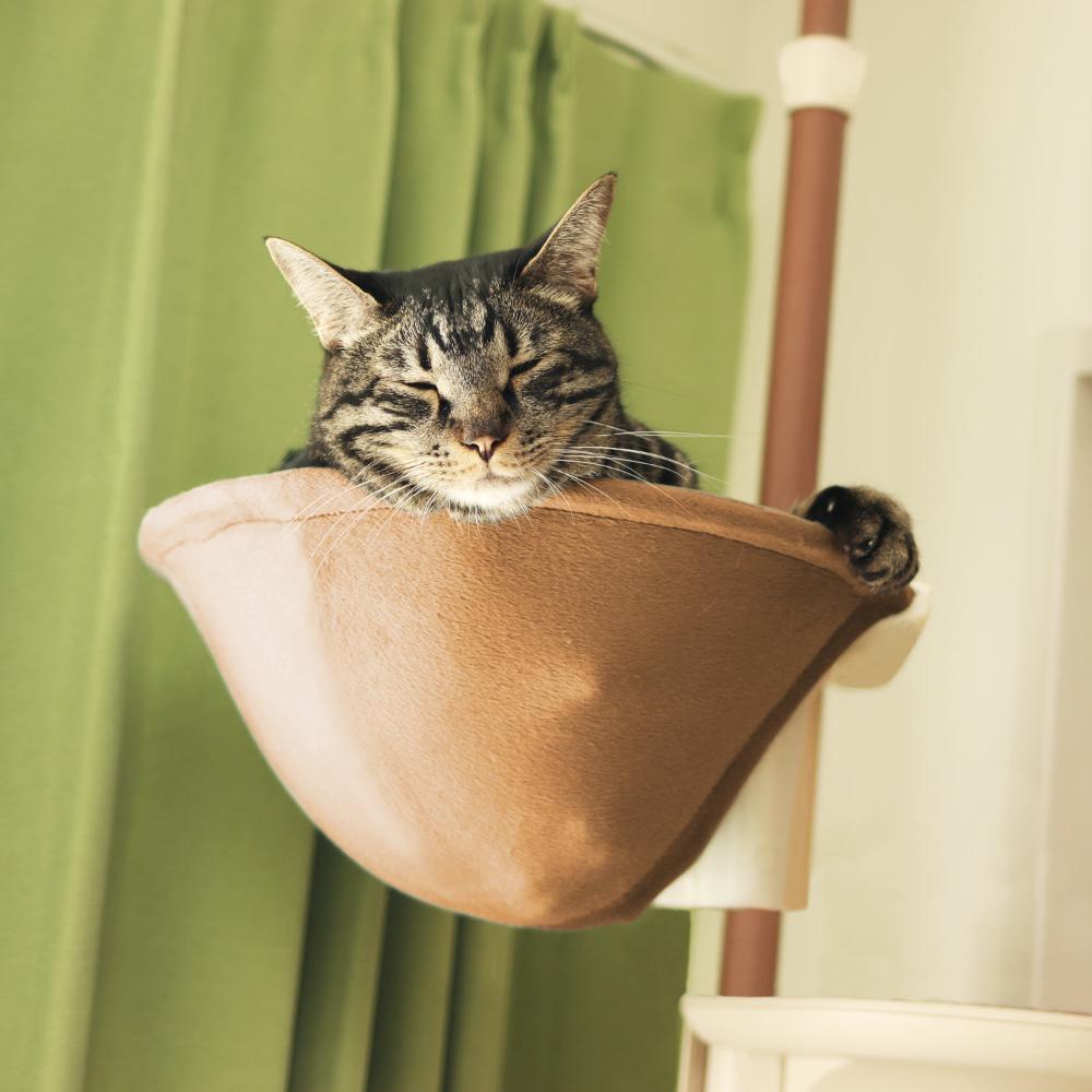 Nekoリビング キャティーポールハンモック メーカー直送 ▼返品・キャンセル不可【他商品との同時購入不可】