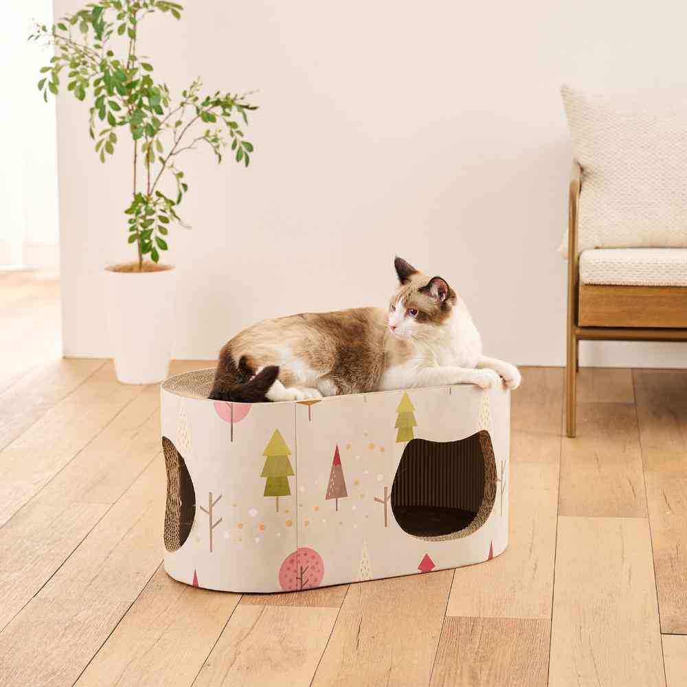 猫のツメトギ かくれんぼ フォレスト メーカー直送▼返品・キャンセル不可【他商品との同時購入不可】