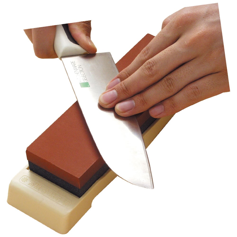 家庭用台付砥石 両面コンビ #150/#1000 メーカー直送 ▼返品・キャンセル不可【他商品との同時購入不可】