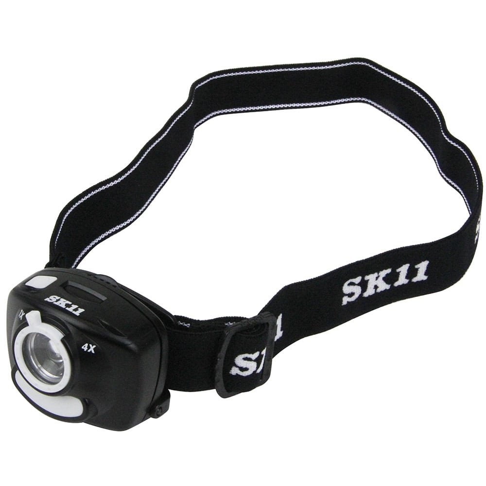 乾電池式LEDヘッドライト SLH-009 メーカー直送 ▼返品・キャンセル不可【他商品との同時購入不可】