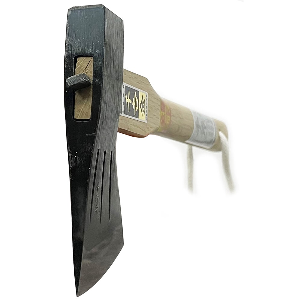 いちょう型手斧 全鋼 薩摩型 メーカー直送 ▼返品・キャンセル不可【他商品との同時購入不可】